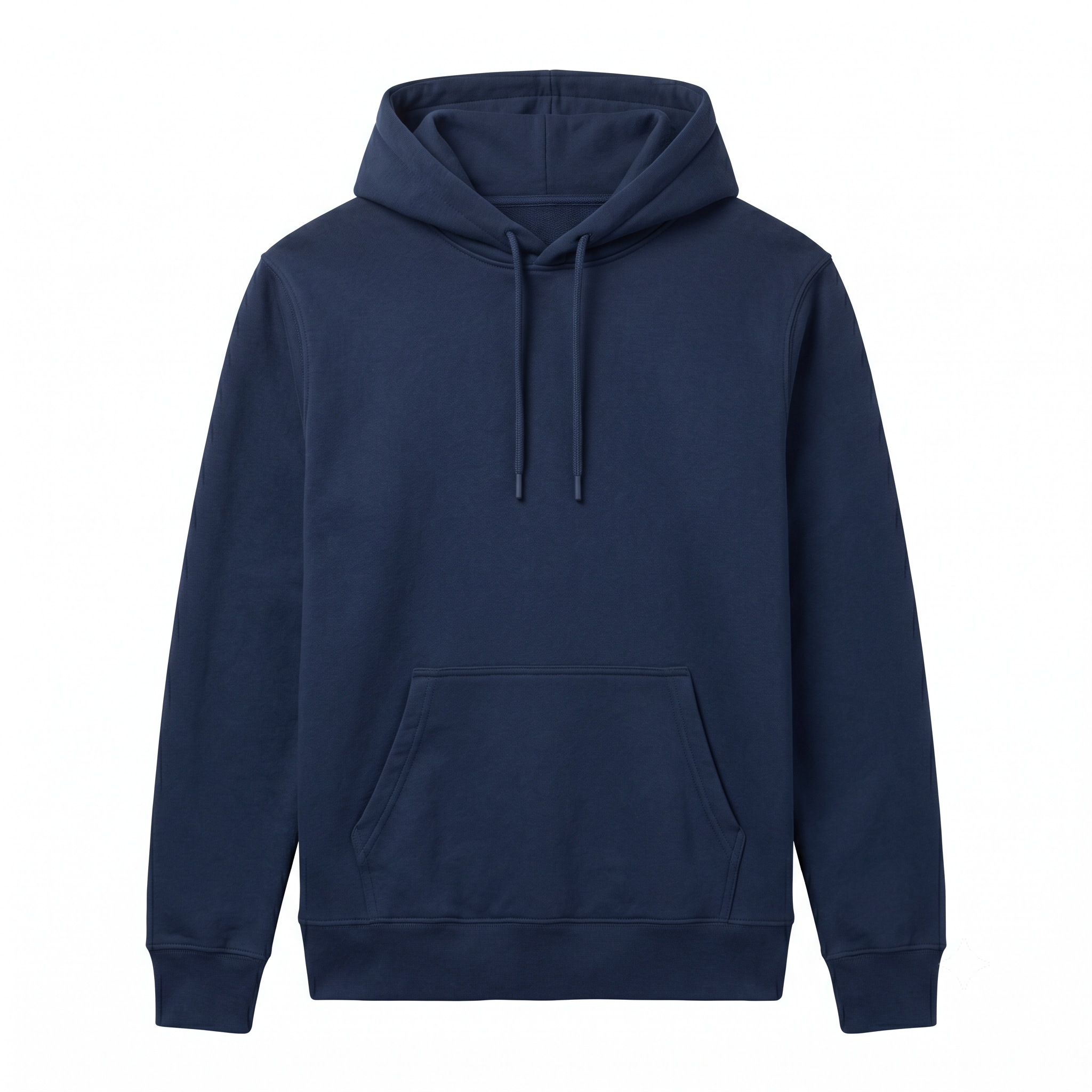 Premium Loopback Cotton Hoodie – Navy
