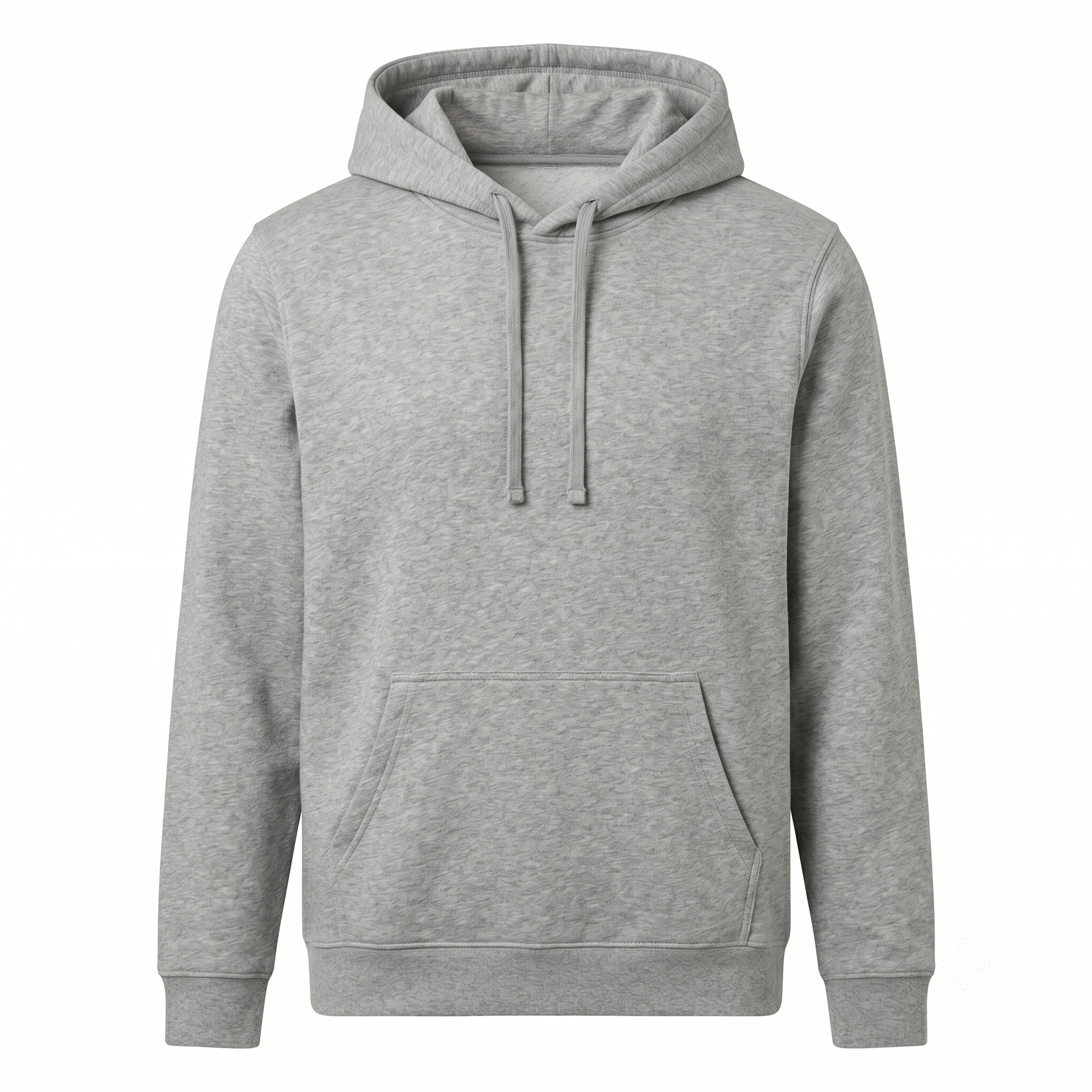 Grey Cotton Hoodie