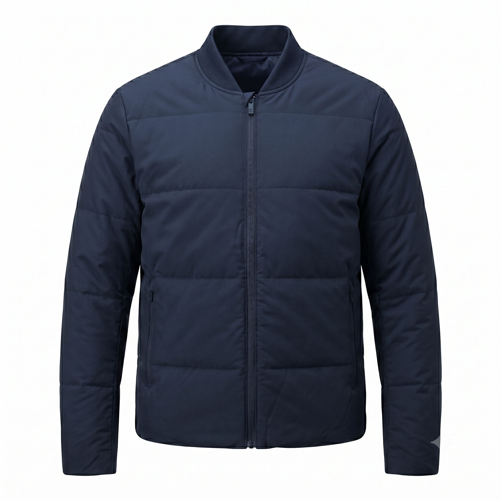 Insulated Technical Bomber Jacket – Navy Blue