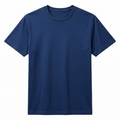 Supima Cotton Crew Neck T-Shirt – Navy Blue