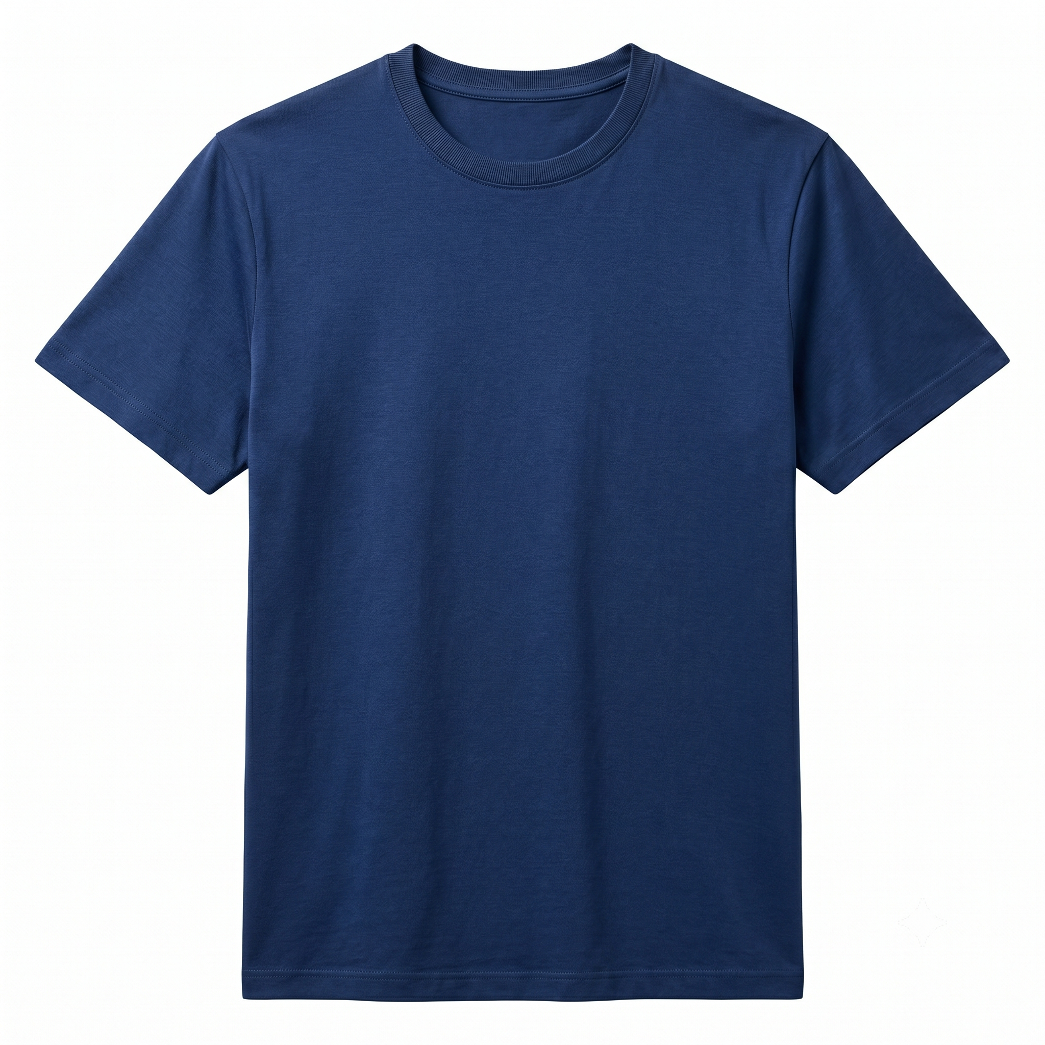 Supima Cotton Crew Neck T-Shirt – Navy Blue