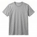 Premium Marl Cotton Crew Neck T-Shirt