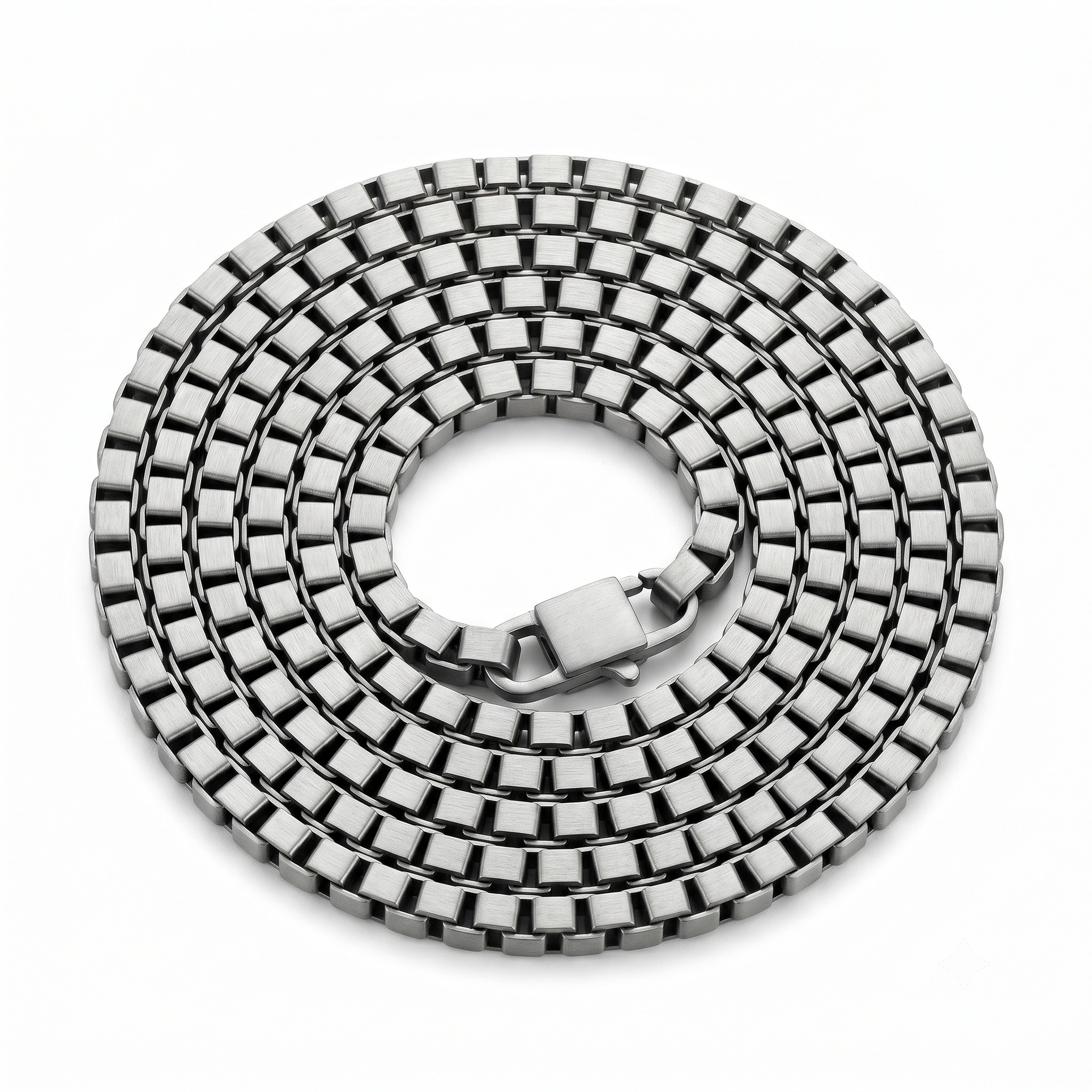4mm Matte Stainless Steel Architectural Box Chain